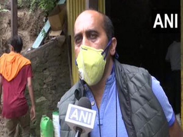 Vinod Verma, a vegetable trader in Shimla, speaking to ANI on Saturday. [Photo/ANI]