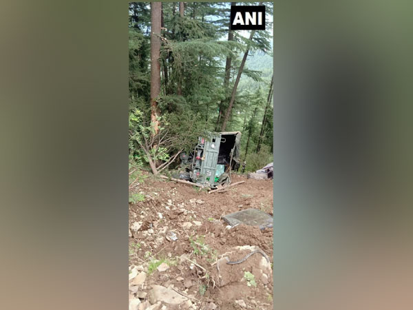 Visuals of the accident site in Theog area of Shimla on Friday.