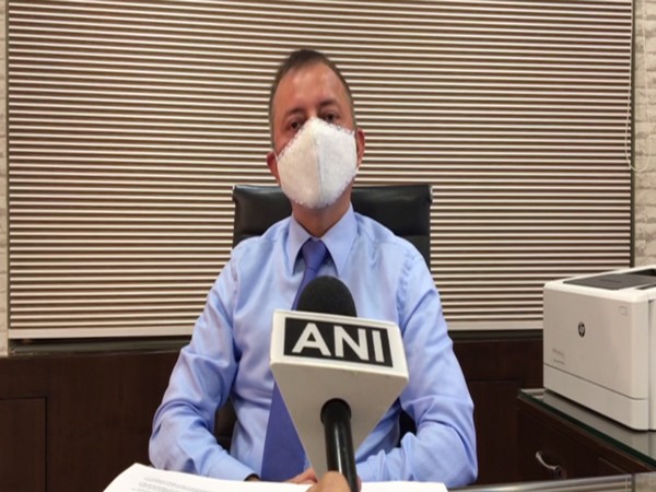 IIM Indore Director, Professor Himanshu Rai speaking to ANI in Indore on Monday [Photo/ANI]