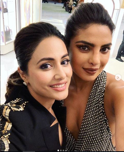 Hina Khan and Priyanka Chopra Jonas, image courtesy, Instagram