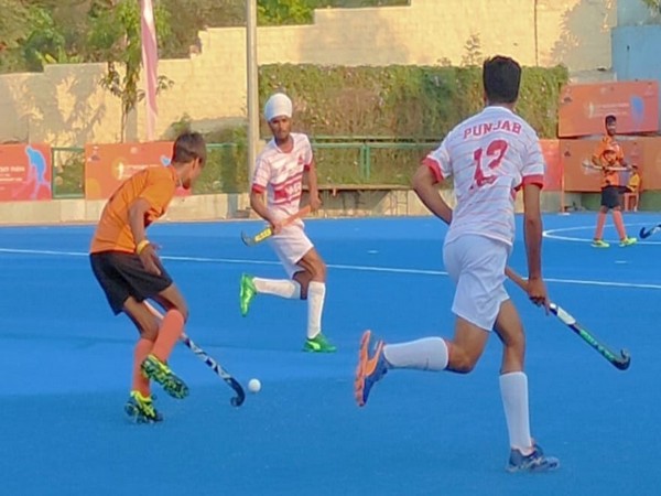Players in action during Hockey India Senior Men National Championship (Image: HI)