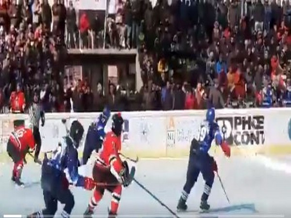 Ladakh Scouts and ITBP players during the final. (Photo/ITBP Twitter)