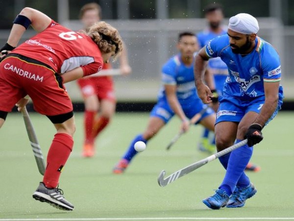Indian Men's Hockey team secure a 2-1 victory over Belgium here on Tuesday. (Photo/ Hockey India Twitter) 