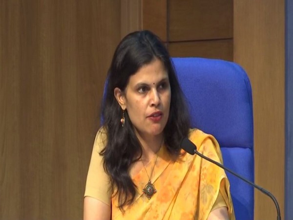 Punya Salila Srivastava, Joint Secretary, Union Home Ministry, at a press conference in New Delhi on Saturday. Photo/ANI