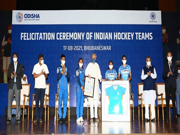 Felicitation ceremony of Indian hockey teams (Image: Hockey India)