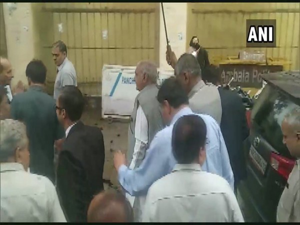 Former Haryana chief minister Bhupinder Singh Hooda arrives at a CBI special court in Panchkula on Tuesday.