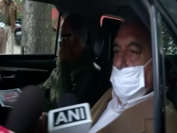 Former Haryana Chief Minister Bhupinder Singh Hooda speaking to reporters in New Delhi on Friday.(file photo)