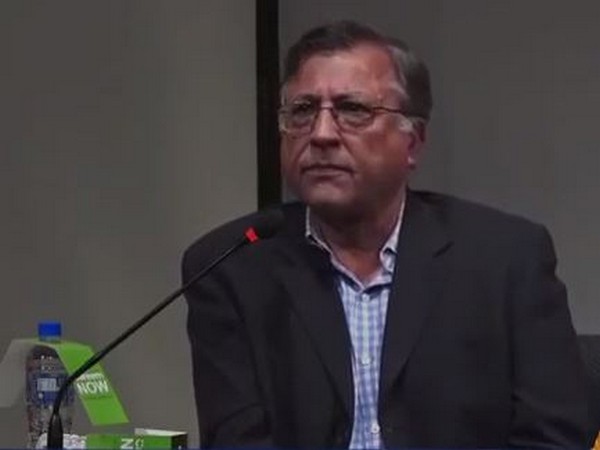 Renowned Pakistani nuclear physicist Pervez Hoodbhoy speaking at a cultural festival in Karachi.