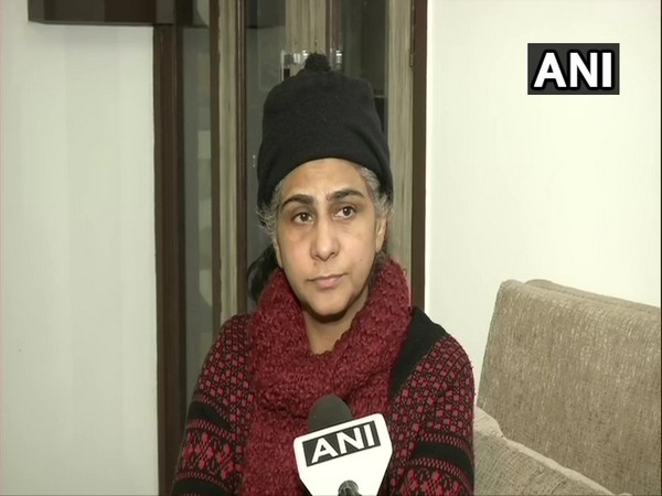 Huma Hashim speaking to ANI in New Delhi.