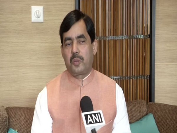 BJP leader Shahnawaz Hussain speaking to ANI in New Delhi on Sunday. Photo/ANI