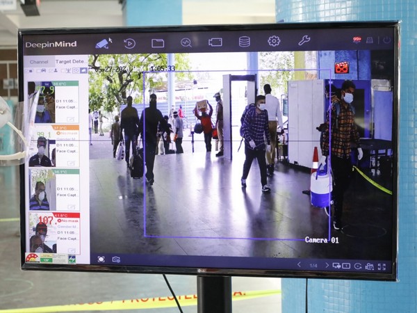 Bullet thermal image screening cameras made operationalised at Secunderabad and Hyderabad Railway Stations. Photo/ANI