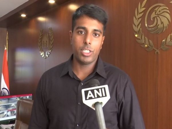 IPS Viswajit Kampati speaking to ANI in Hyderabad on Monday. Photo/ANI