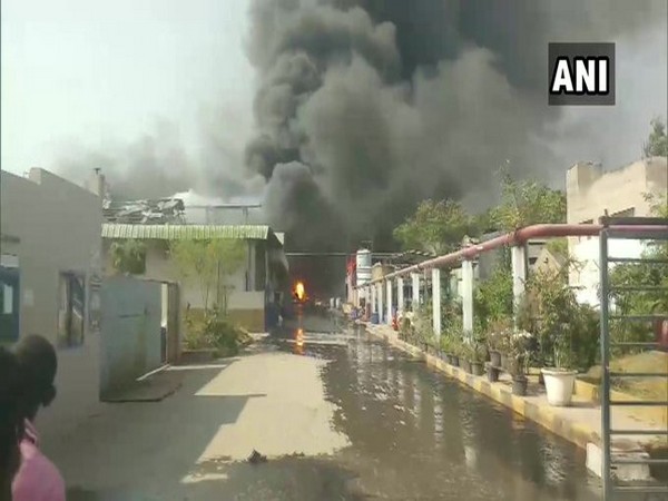 Fire at Vindhya Organics in Hyderabad