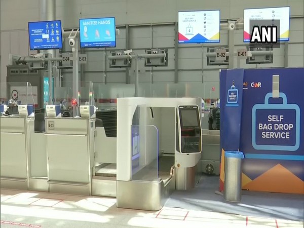 Visuals from Hyderabad airport on Saturday. 