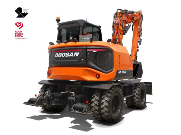 Hyundai Doosan Infracore announced that its 'DX100W' model was named 'Featured Finalist' at '2021 IDEA Design Awards' 