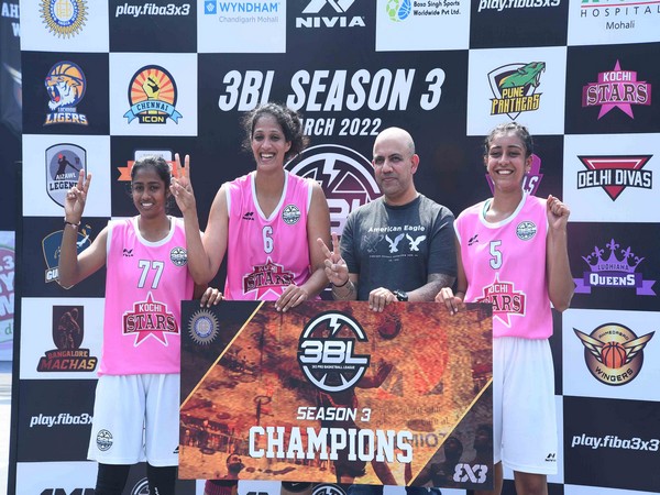 Kochi Stars after winning Round 4 of 3BL (Image: BFI)