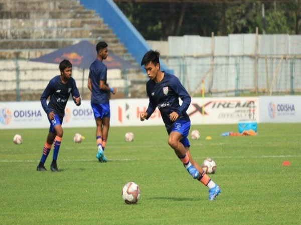 Indian Arrows practicing ahead of match against Neroca FC (Image: AIFF Media)