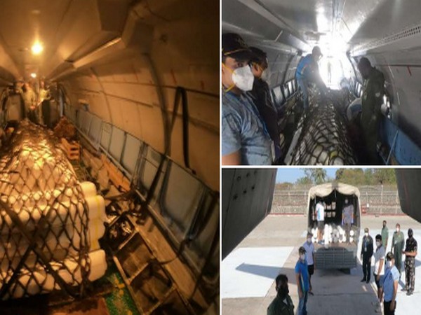 IAF airlifts raw material for PPE production