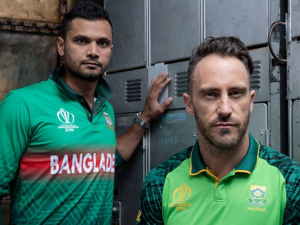 Mashrafe Mortaza (L) and Faf du Plessis (R) (Photo/ICC)
