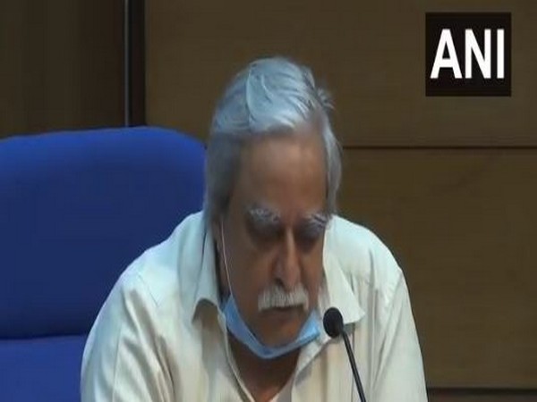 ICMR head scientist Dr R Gangakhedkar speaking to media in New Delhi on Monday. Photo/ANI