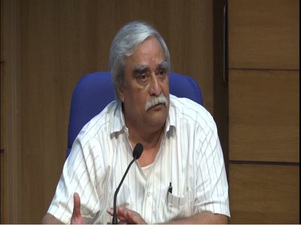 ICMR's head scientist Dr Raman R Gangakhedkar speaking to media on Monday. Photo/ANI