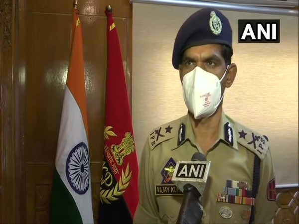 IGP Kashmir Vijay Kumar. (Photo/ ANI)