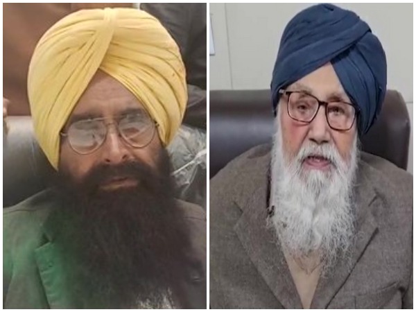 Aam Aadmi Party candidate Gurmeet Singh Khudian and Shiromani Akali Dal patron Parkash Singh Badal (File Photo)