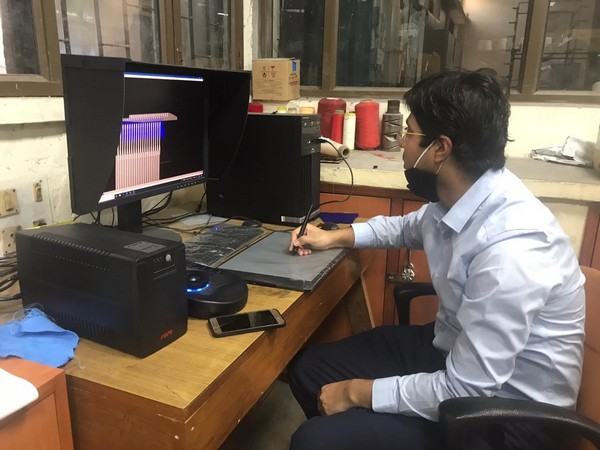 Professor Bipin Kumar laims Kawach has an efficiency of 98 per cent with a 3-micron particle size which is priced at only Rs 45 for one piece. Photo/ANI