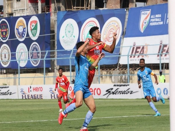 TRAU FC and Churchill Brothers in action during I-League match (Image: AIFF)