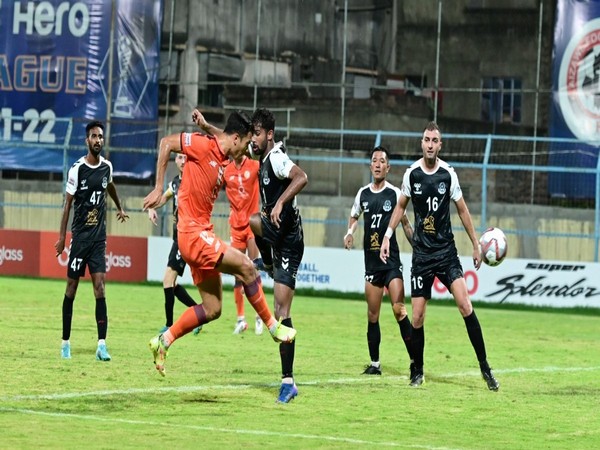 Roundglass Punjab FC in action against Mohammedan Sporting Club during I-League (Image: AIFF Media)