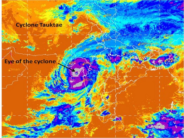 Visual representation of Cyclone Tauktae (Photo/IMD)