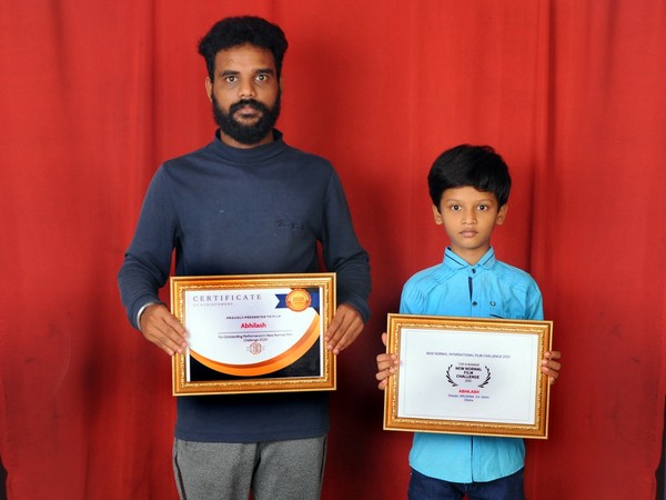 Krishna Sahu (director) and  Shivaji Das ( Child artist  in the film)