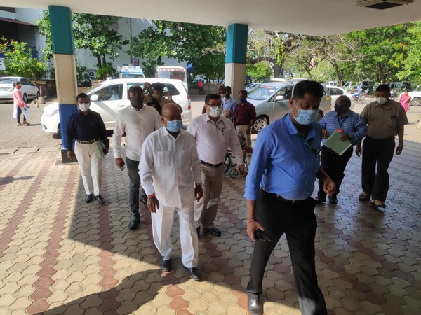 Thaawar Chand Gehlot at Goa Medical College.