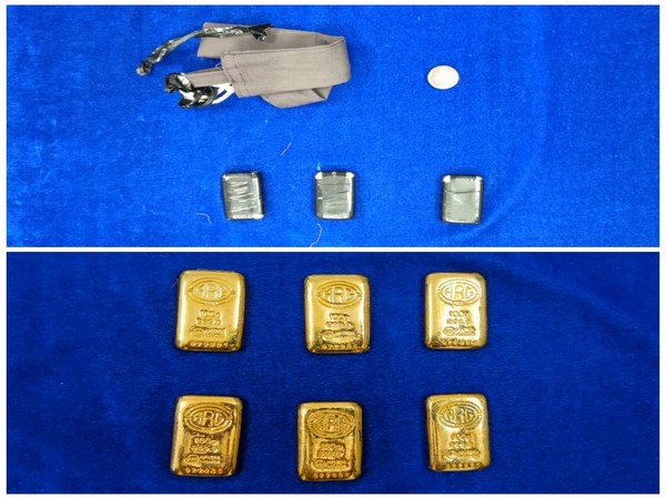 A visual of the gold seized by Chennai Air Customs. 