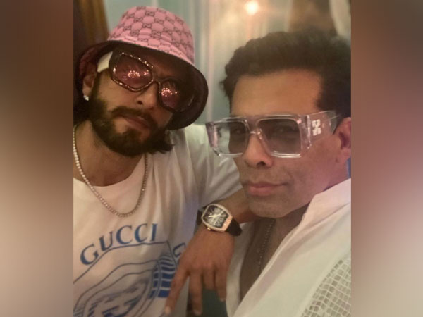 Ranveer Singh with Karan Johar (Image source: Instagram)