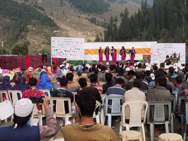 A women empowerment awareness campaign was organised in Kupwara through a music concert. (Photo/ANI)