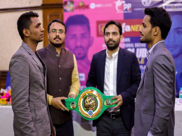 Pugilists Satnam Singh and Amey Nitin face-off before WBC India featherweight clash (Image: IBC)