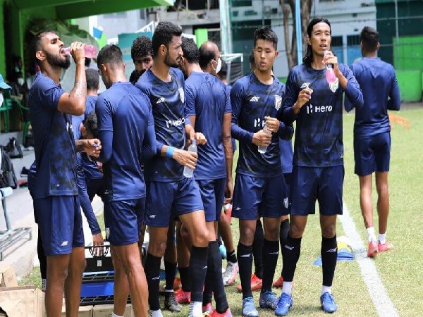 Indian players in training. (Photo/ AIFF Media)