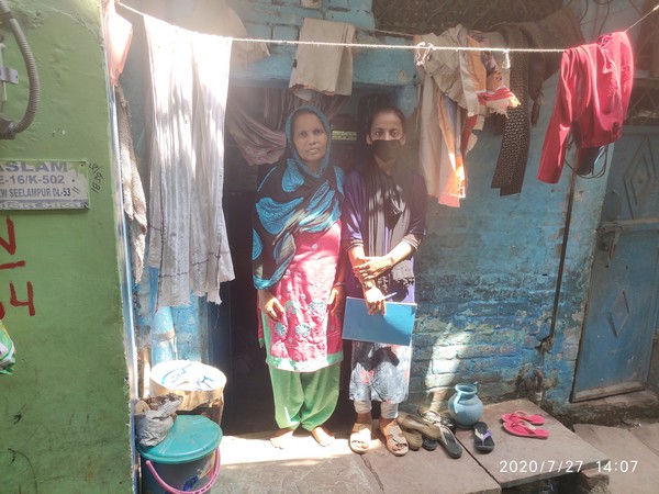 Fazia and her mother Sakina