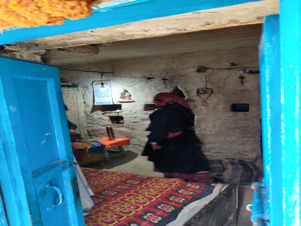 Visual of woman waiting for her husband (Photo/ANI) 