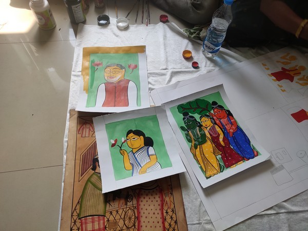 Patachitra paintings (Photo/ANI)