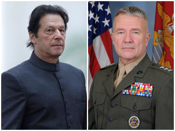 Pakistan Prime Minister Imran Khan and United States Central Command (US CENTCOM) General Kenneth F. McKenzie Jr. (File Photos)