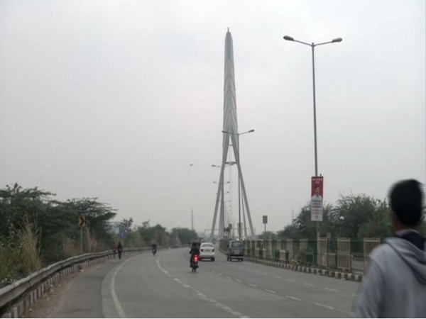 Visuals from Signature Bridge, New Delhi