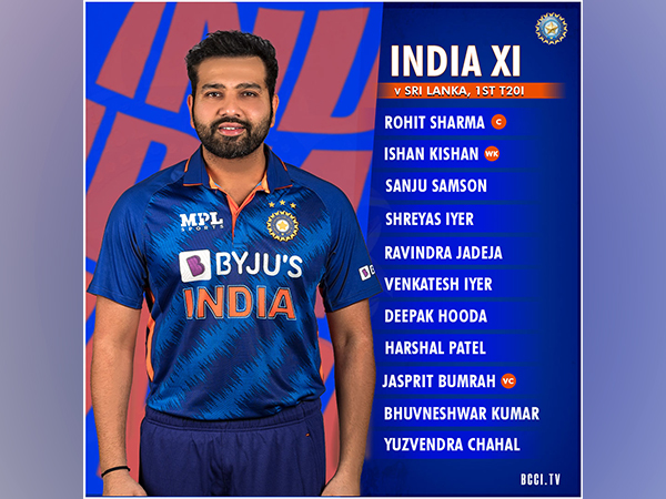 India skipper Rohit Sharma (Image:  BCCI Twitter)