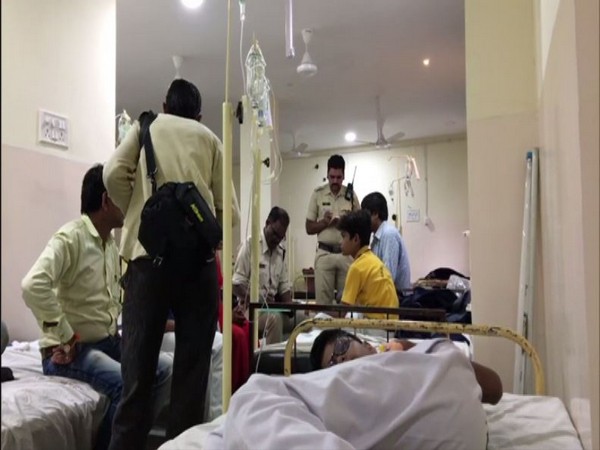  20 children were hospitalised allegedly after eating a meal at a primary school in Indore [Photo/ANI]