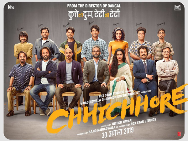 'Chhichhore' poster (Picture courtesy: Instagram)
