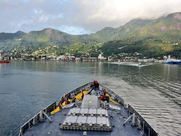 INS Kochi entered Port Victoria in Seychelles on Thursday