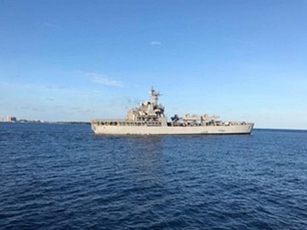 As part of 'Mission Sagar', INS Kesari entered Port of Male, Maldives today.