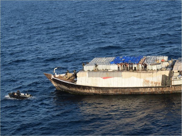 INS Sumedha provides assistance to vessel near Somali Coast