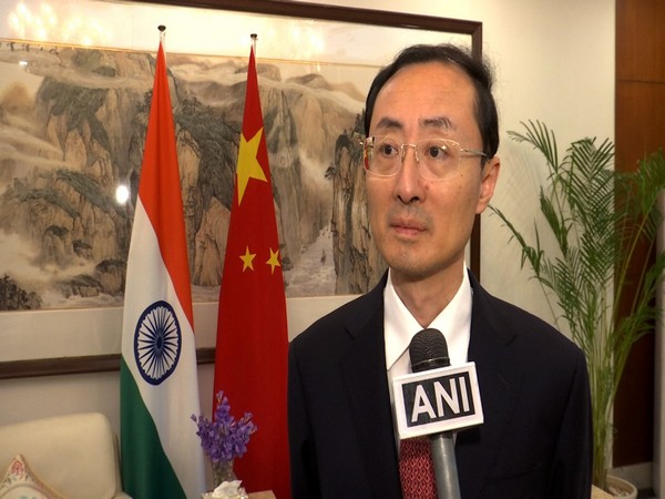 Sun Weidong, the Chinese Ambassador to India speaking to ANI in New Delhi (Photo/ANI)